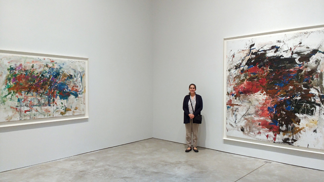 With Joan Mitchell